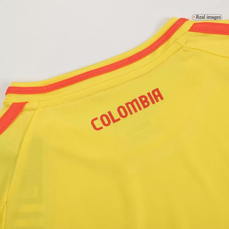 Colombia Home Jersey Kit Copa America 2024 Kids(Jersey+Shorts)