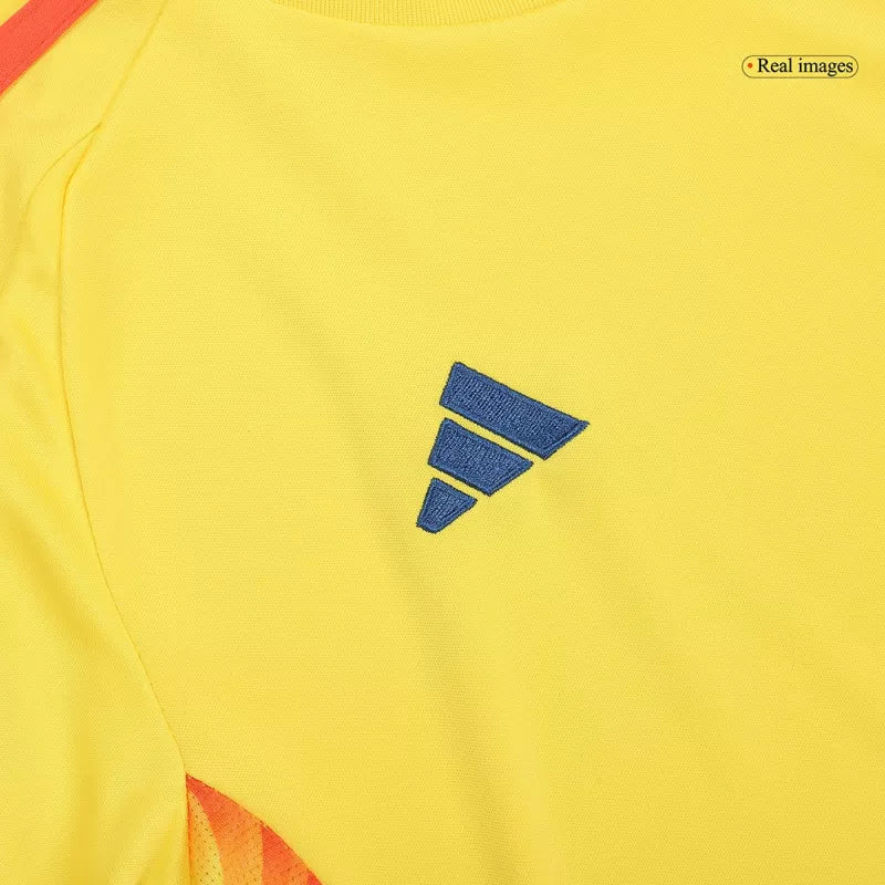 Colombia Home Jersey Kit Copa America 2024 Kids(Jersey+Shorts)